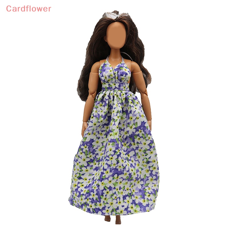 1 Đầm Dây In Hoa Cho Búp Bê Mới