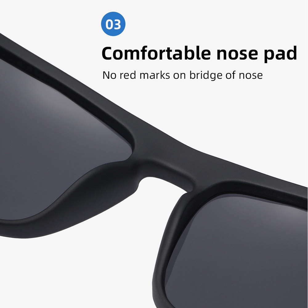 Kính Mát Phân Cực Chống Tia UV400 Kiểu Dáng Thể Thao Cho Nam