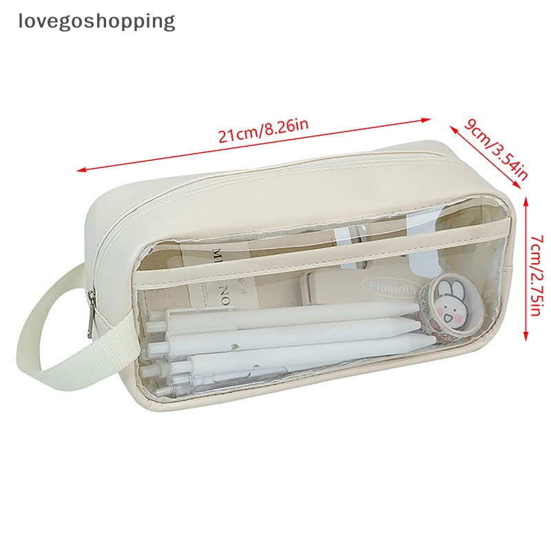 Túi Đựng Bút Trong Suốt Cỡ Lớn Chống Thấm Nước Tiện Dụng