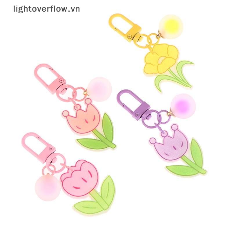 Móc Khóa Trang Trí Túi Xách / Tai Nghe Hình Bông Hoa / Vương Miện Màu Sắc Ngọt Ngào Xinh Xắn Cho Nữ