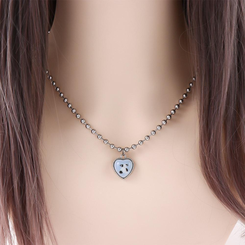 ANEMONE Vòng Cổ Choker Mặt Hình Thỏ Dễ Thương Ngọt Ngào Cho Nữ