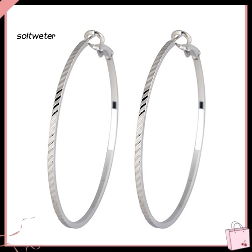 Đôi Bông Tai Khoen Tròn Lớn Thời Trang Cho Nữ