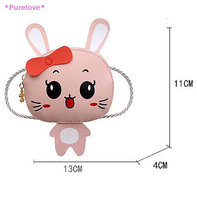 Túi Da PU Đeo Chéo Mini In Họa Tiết Hoạt Hình Dễ Thương Cho Bé Gái Mới