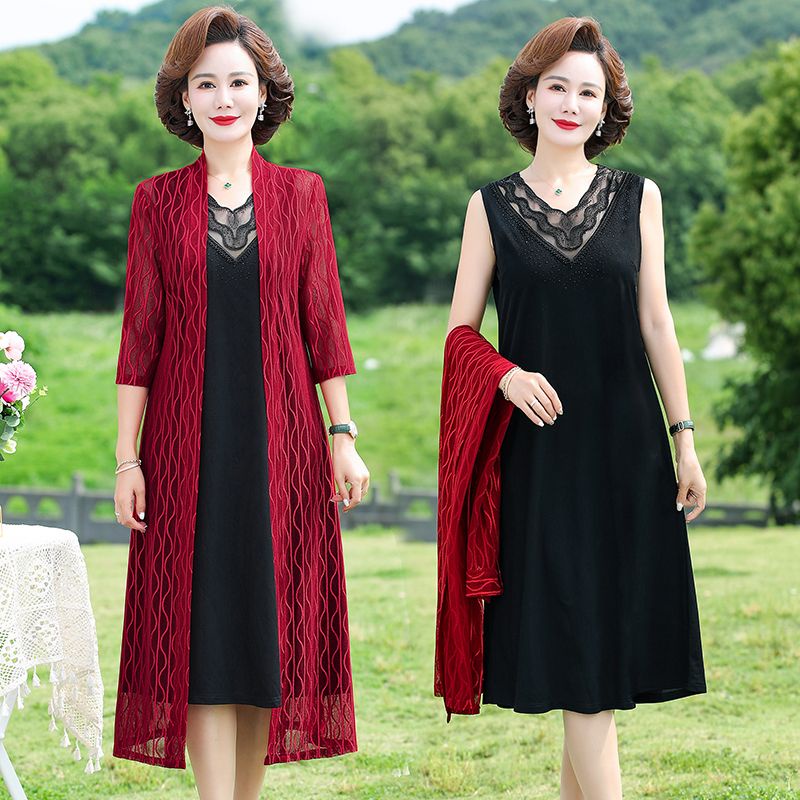 Áo Khoác Cardigan Cao Cấp Phong Cách Mới Dành Cho Phụ Nữ Trung Niên
