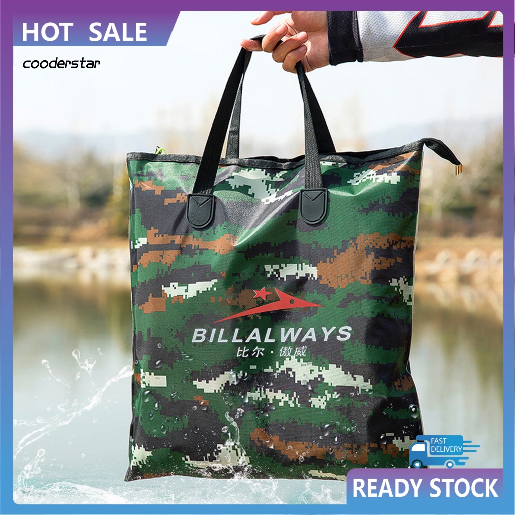 Túi Câu Cá Sức Chứa Lớn Bằng Vải Oxford Có Thể Gấp Gọn Tiện Dụng