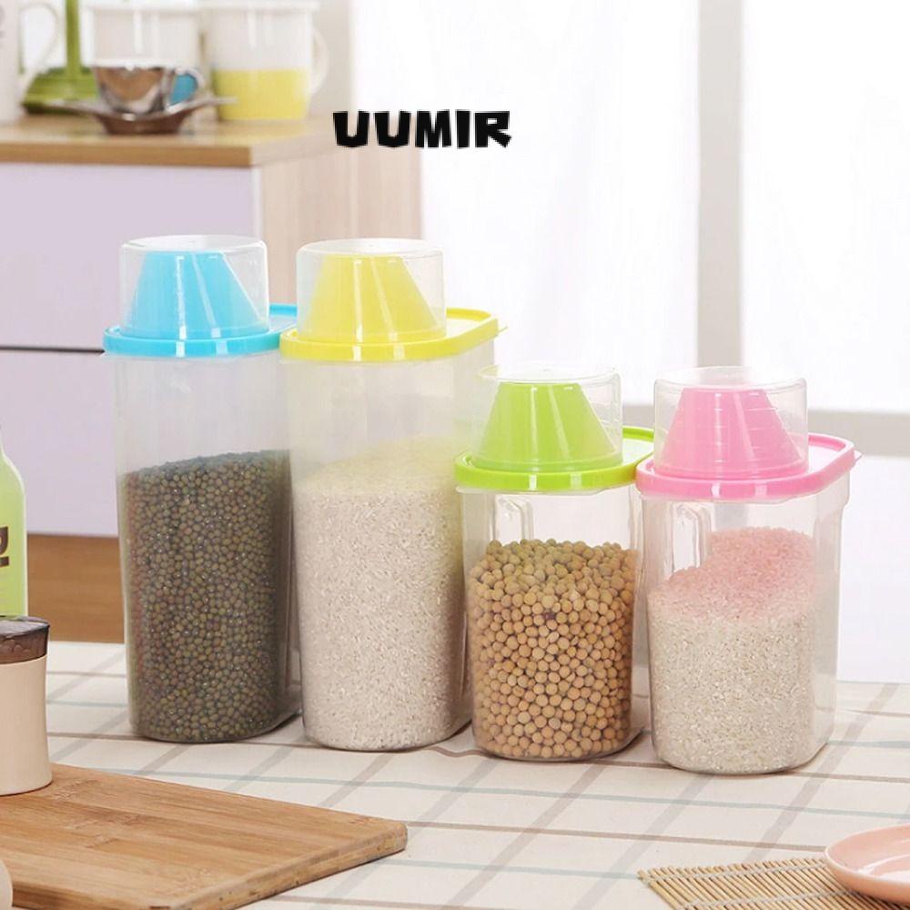 UUMIR Hộp Nhựa Đựng Thực Phẩm Khô Tiện Lợi, Dung Tích 1.9 / 2.5L