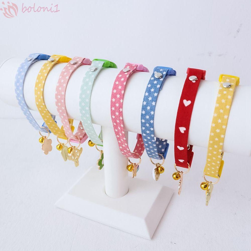 [COD] Vòng Cổ Nylon Màu Kẹo Ngọt Có Chuông Hình Quả Bơ Dễ Thương Dành Cho Mèo Cưng