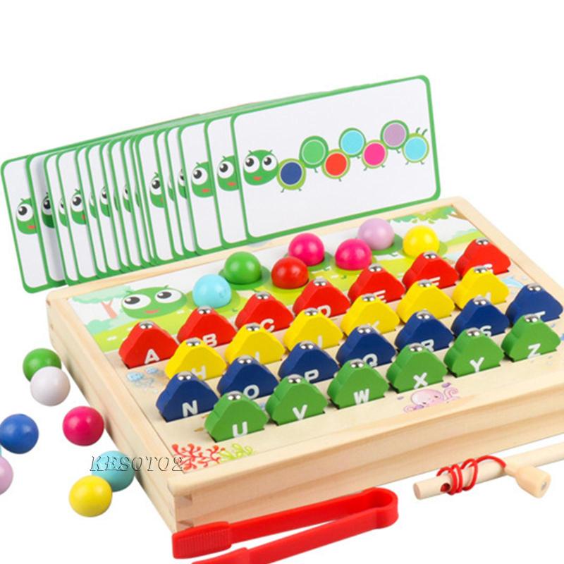 Bộ Đồ Chơi Câu Cá Bằng Gỗ Chất Lượng Dành Cho Bé 3 4 5 Tuổi