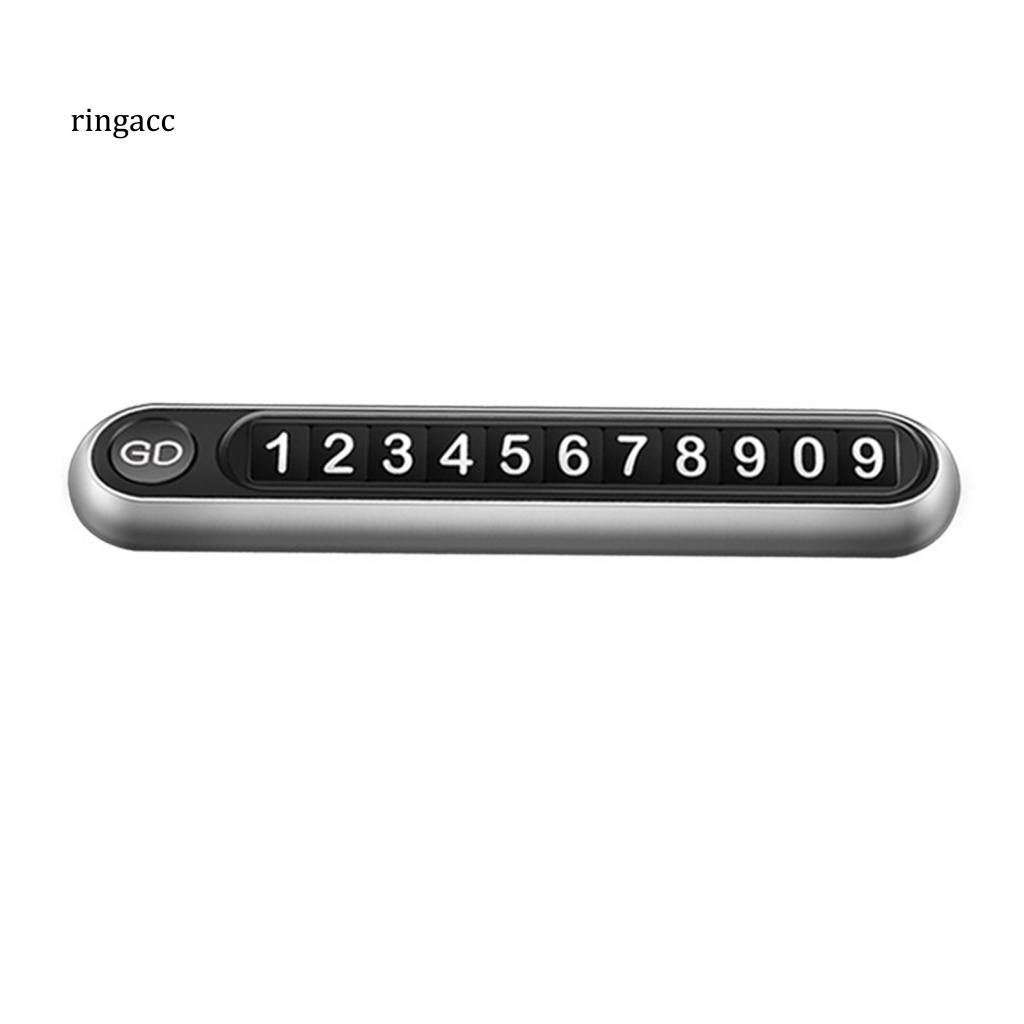 Rga Bảng Số Điện Thoại 3D Nổi Một Bấm Hiển Thị Màu Dạ Quang Hấp Thụ Mạnh Mẽ Hỗ Trợ Đậu Xe Ban Đêm