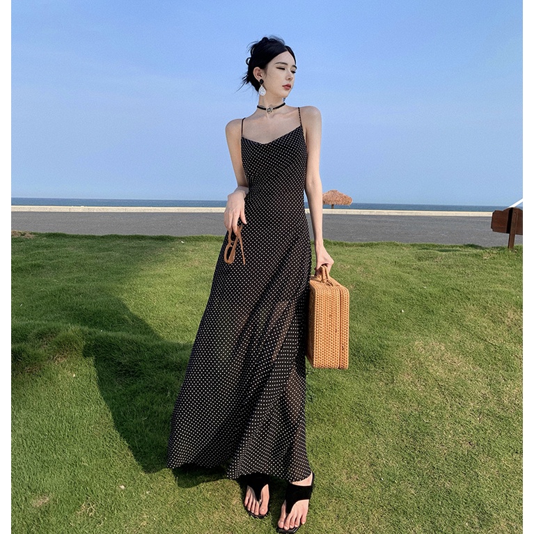 Đầm Chiffon Hai Dây Thời Trang Mùa Hè