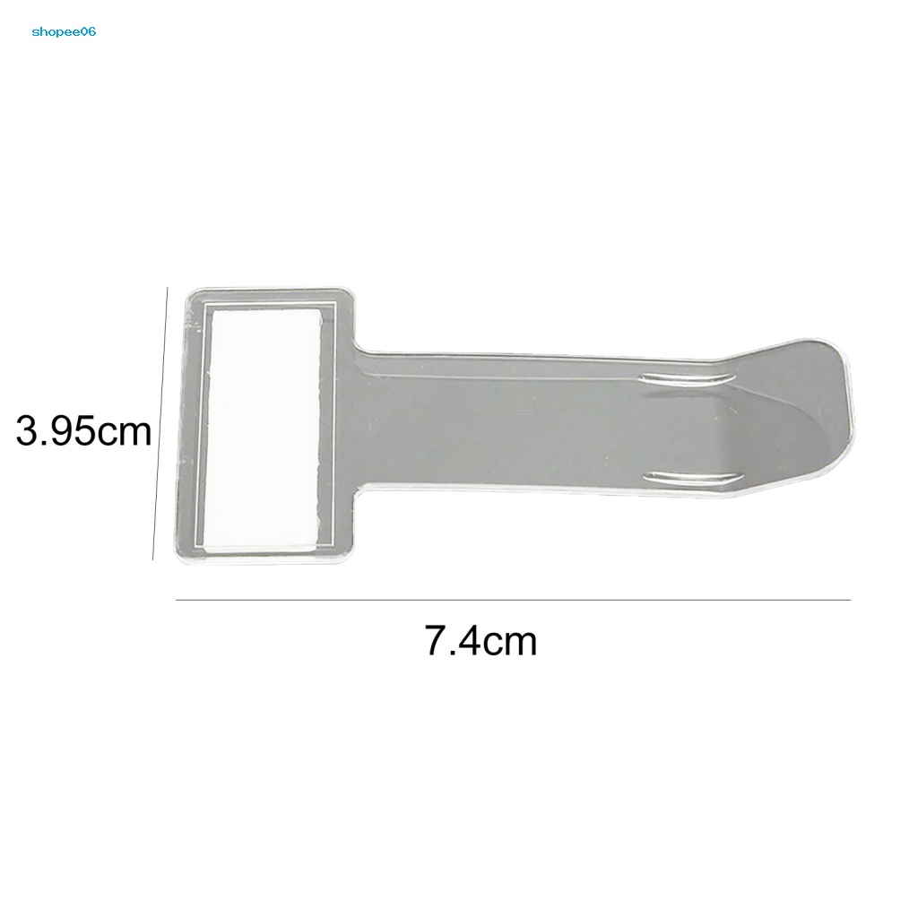 Giá Đỡ Kẹp Vé Bằng Nhựa Trong Suốt Siêu Bền Tiện Dụng Cho Văn Phòng / Ký Túc Xá