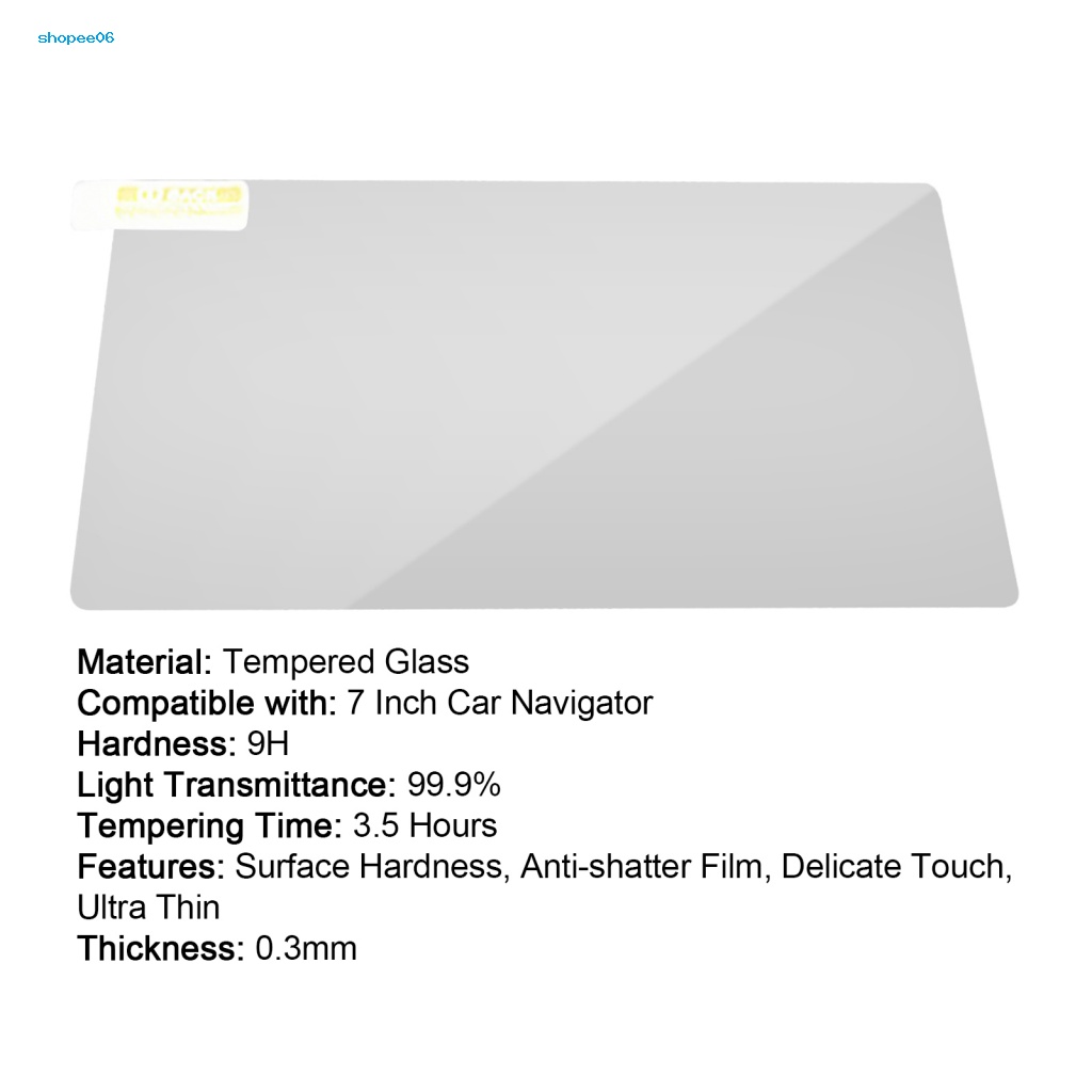 Kính CườNg LựC BảO Vệ MàN HìNh 7 Inch GPS Cho Xe Hơi