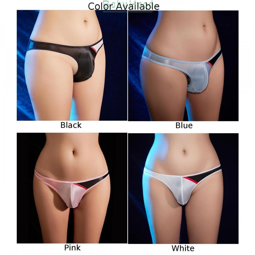 Quần Lót Nam Vải Lụa Bóng Xuyên Thấu#BBHOOD