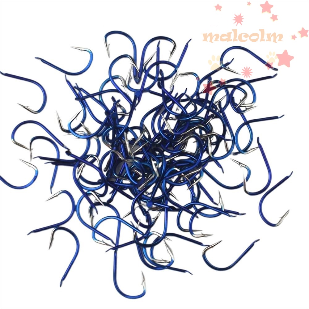 MALCOLM Set 50 Lưỡi Câu Cá Sắc Bén # 1 # - 10 #