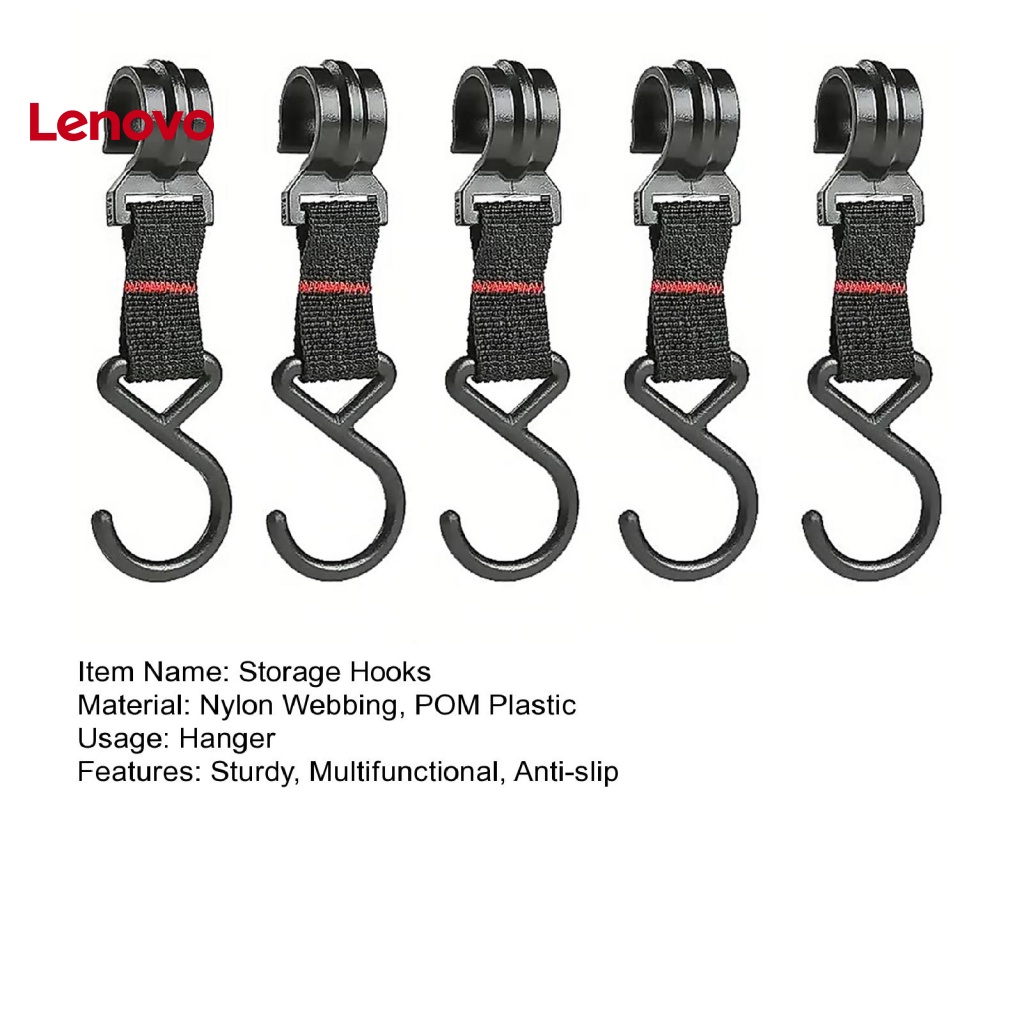 Set 5 Móc Treo Đồ Hình Chữ S Bằng Nilon Dày Dặn Chịu Tải Nặng Đa Năng
