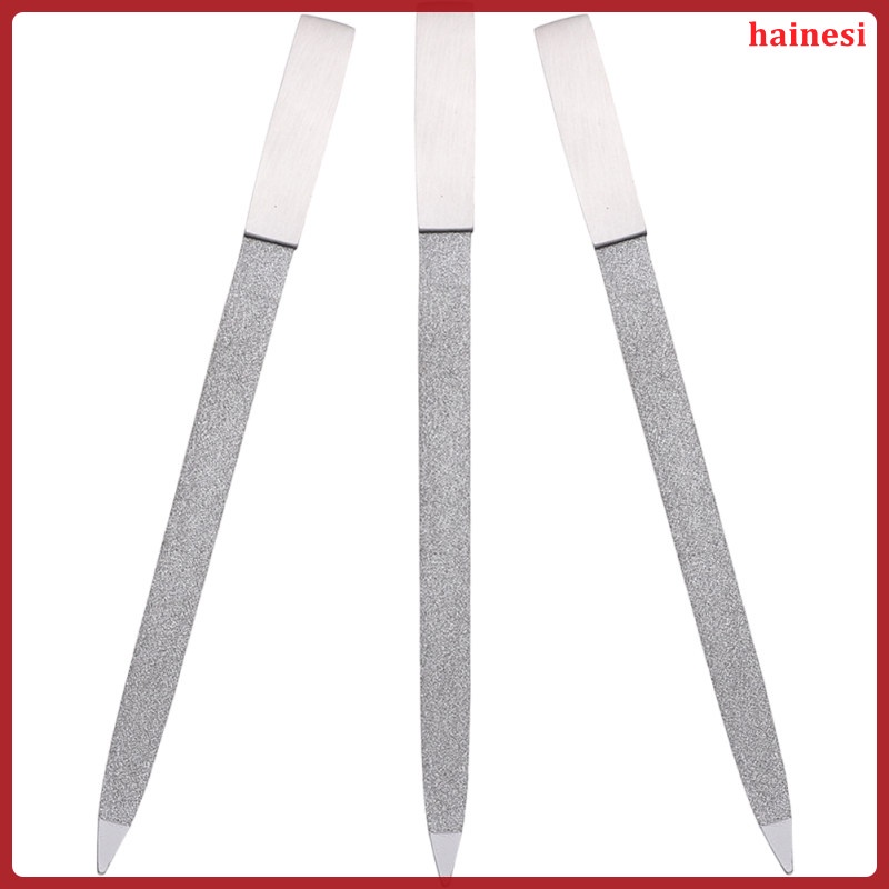 Set 3 Dụng Cụ Dũa Móng Tay Bằng Thép Không Gỉ