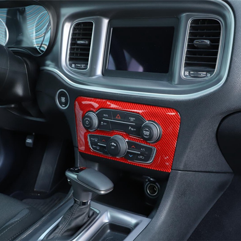 Ốp Viền Nút Điều Khiển Lỗ Thông Khí Cho 16-21 Dodge Charger