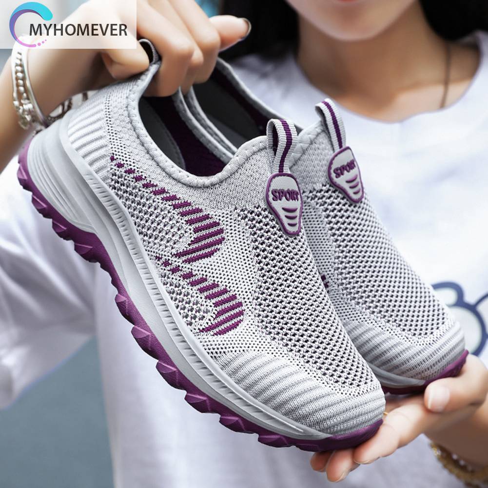 Giày Thể Thao Đế Chống Trượt Thoáng Khí Thời Trang Mùa Hè Dành Cho Nữ