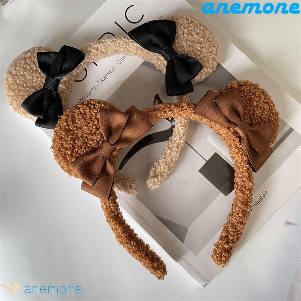 Băng Đô Tai Gấu Bông Đơn Giản Đáng Yêu Dành Cho Nữ