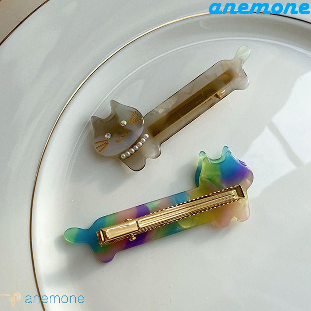 ANEMONE Kẹp Tóc Hình Chú Vịt Nhỏ Dễ Thương Sáng Tạo Phong Cách Hàn Quốc