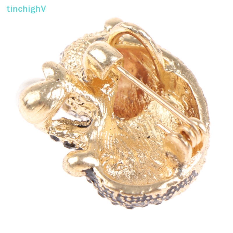 [TinchighV] Trâm Cài Áo Hình Gấu Trúc Đính Đá Dễ Thương Phù Hợp Làm Quà Thời Trang [Mới]