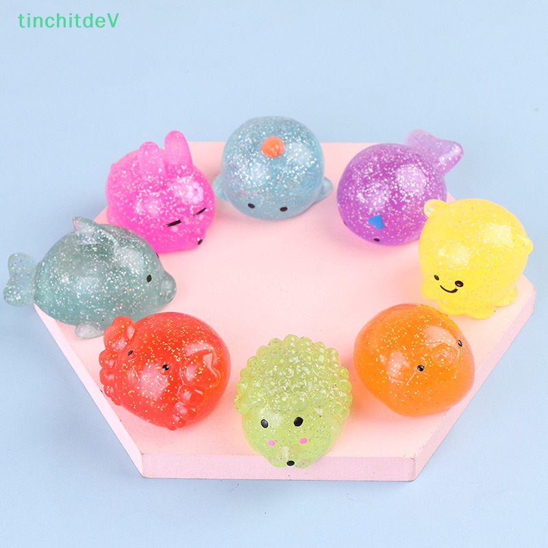 [TinchitdeV] Đồ Chơi Con Quay Hình Động Vật Mềm Cảm Biến Giảm Căng Thẳng Cho Trẻ Em [Mới]