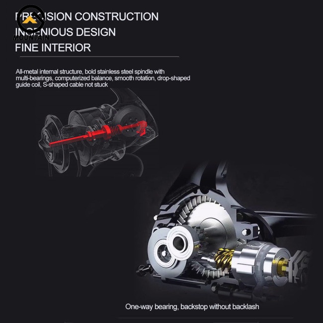 Máy Câu Cá Tốc Độ Cao 6.2: 1 11.5kg Max Drag Kam1000-5000 #