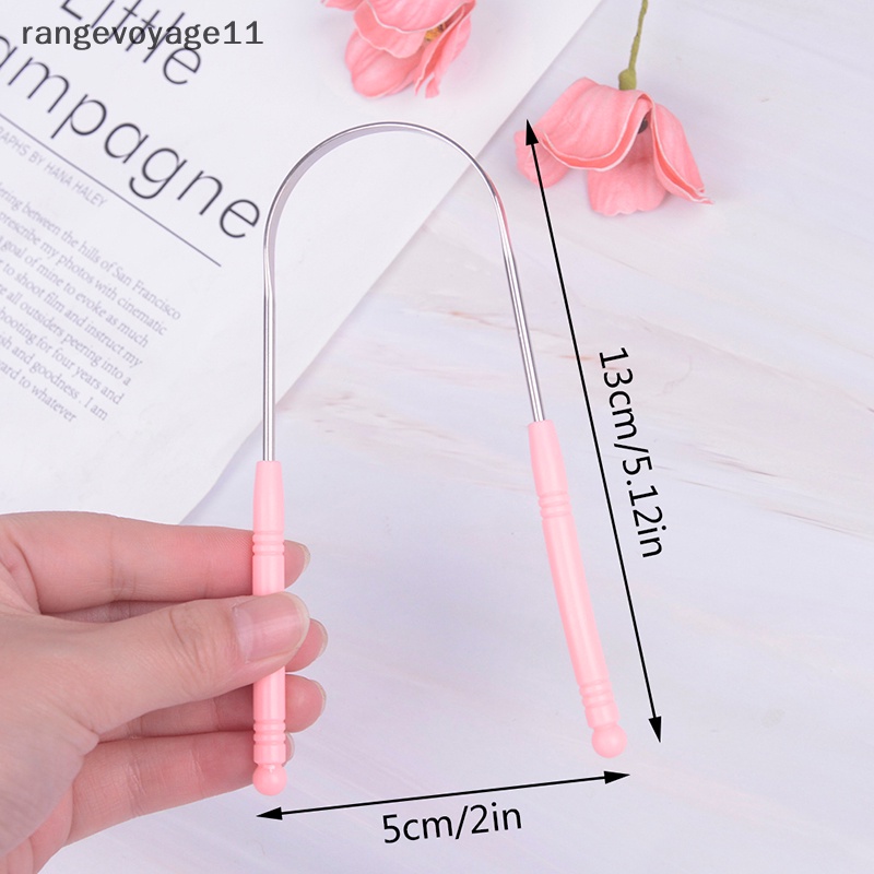 Dụng Cụ Nạo Làm Sạch Lưỡi Bằng Thép Không Gỉ Chăm Sóc Sức Khỏe