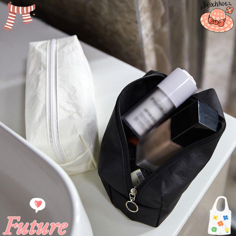 FUTURE Túi Đựng Mỹ Phẩm Chống Thấm Nước Có Khóa Kéo Tiện Dụng