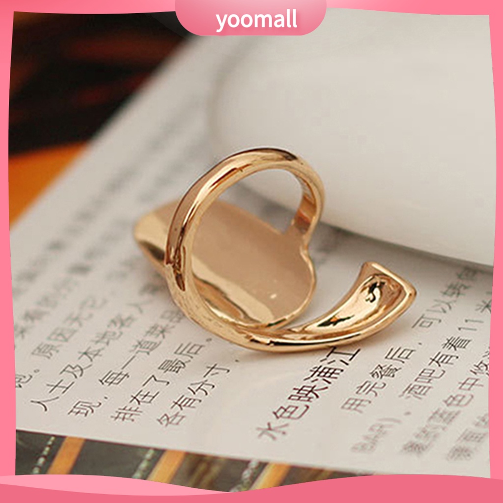 1 Nhẫn Hợp Kim Đính Đá Lấp Lánh Trang Trí Móng Tay