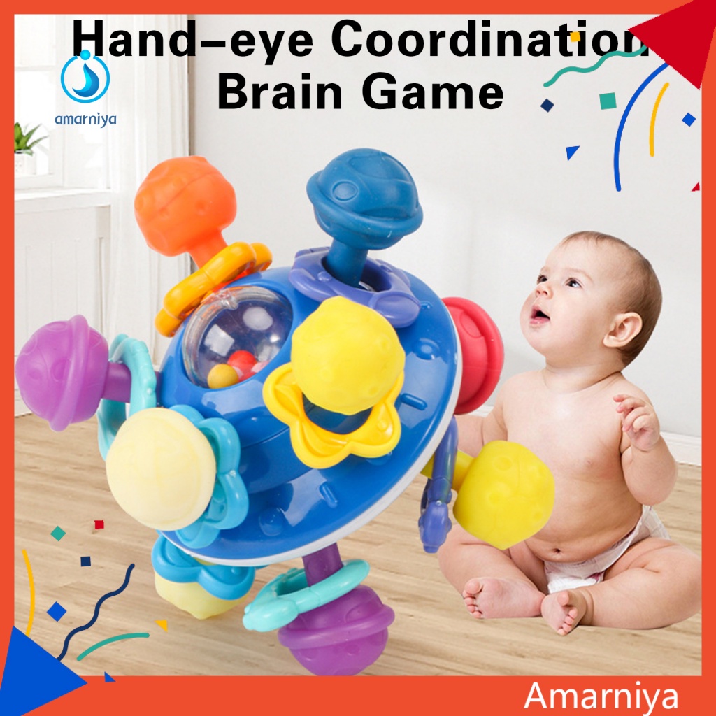 Đồ Chơi Bóng Lục Lạc Manhattan Bề Mặt Mịn Phát Triển Âm Thanh Ảo Thuật Cho Trẻ Mẫu Giáo