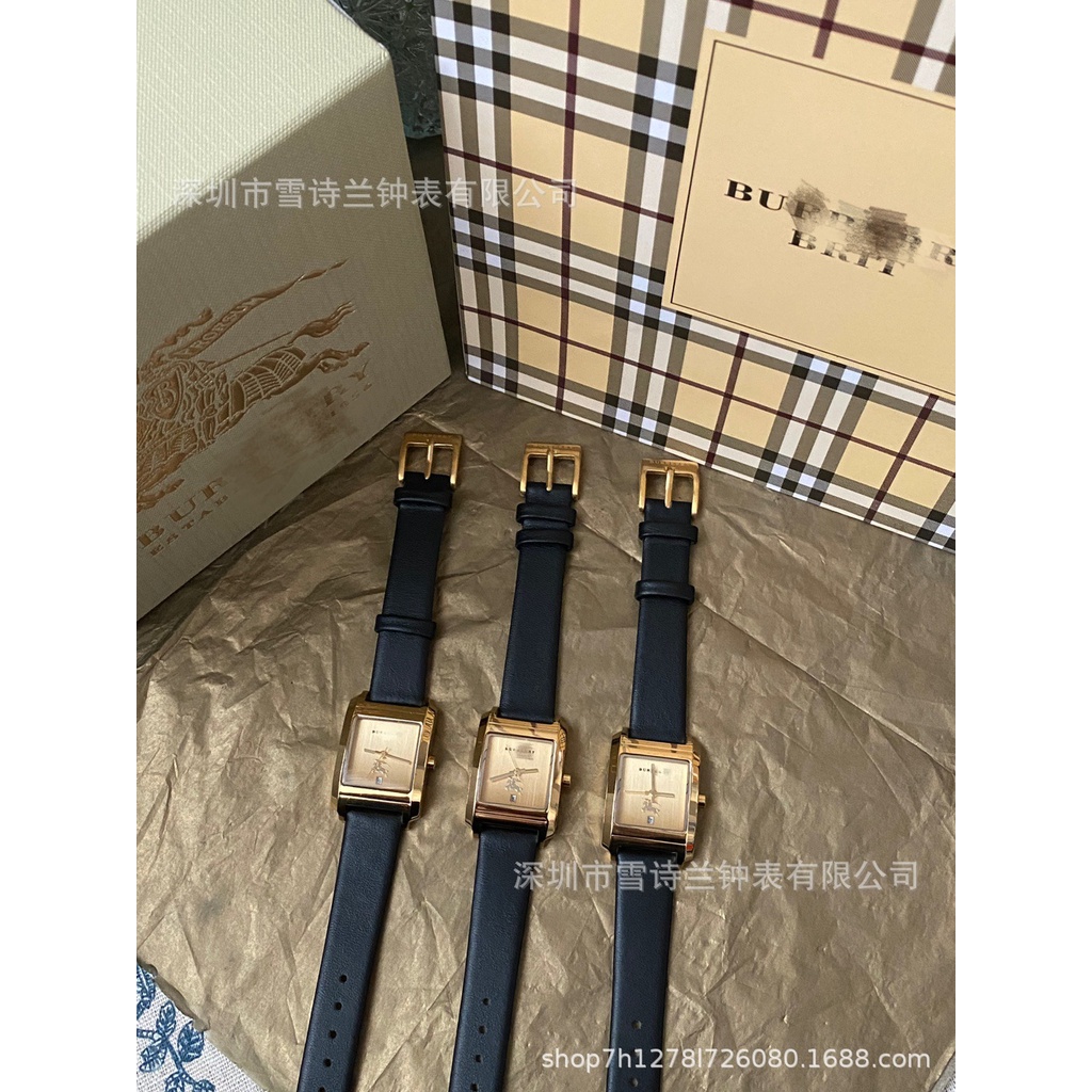 Đồng Hồ Đeo Tay Chống Thấm Nước Mặt Vuông Dây Da Phong Cách Retro Thời Trang Cho Nữ