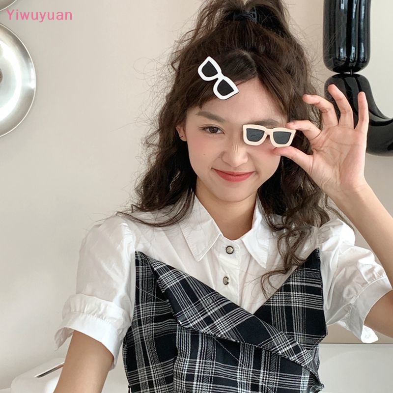 Kẹp Tóc Hình Mắt Kính Thời Trang Hàn Quốc Ngọt Ngào Cho Nữ