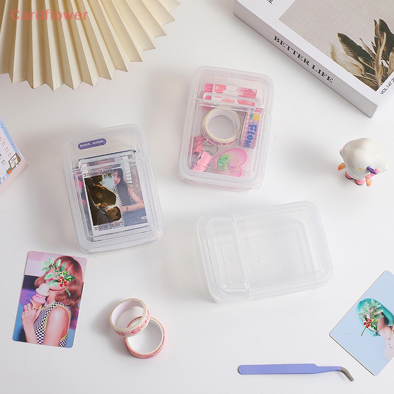 Hộp Trong Suốt Đựng Thẻ / Trang Sức / Văn Phòng Phẩm Tiện Lợi Mới