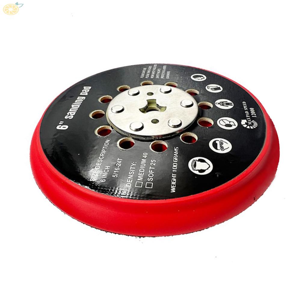 【VARSTR】Backing Pad Sanding Discs Sanding Tools 6inch Abrasive Changes Efficient