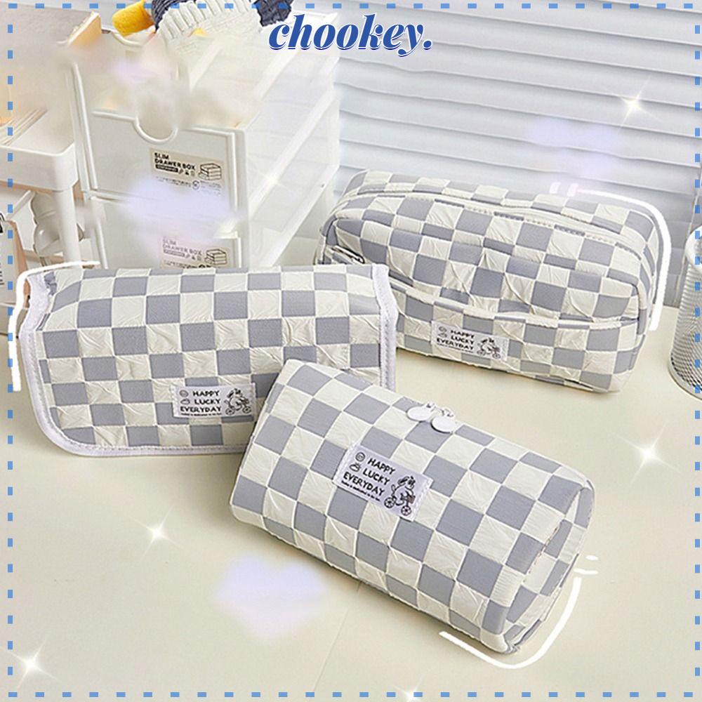 Túi Đựng Bút Bằng Cotton Sức Chứa Lớn Hình Chú Chó Dễ Thương Cho Học Sinh