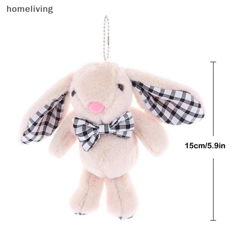 Móc Khóa Thỏ Nhồi Bông Mềm Mại Dễ Thương