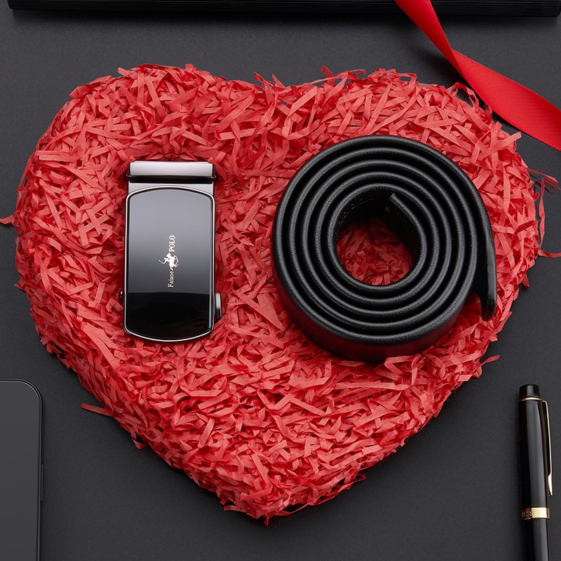 Thắt lưng da nam cao cấp Faiaoe POLO, Dây nịt nam da bò nguyên tấm - 728