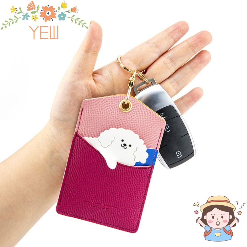 Ví Da PU Đựng Thẻ / Chìa Khóa Họa Tiết Động Vật Tiện Dụng
