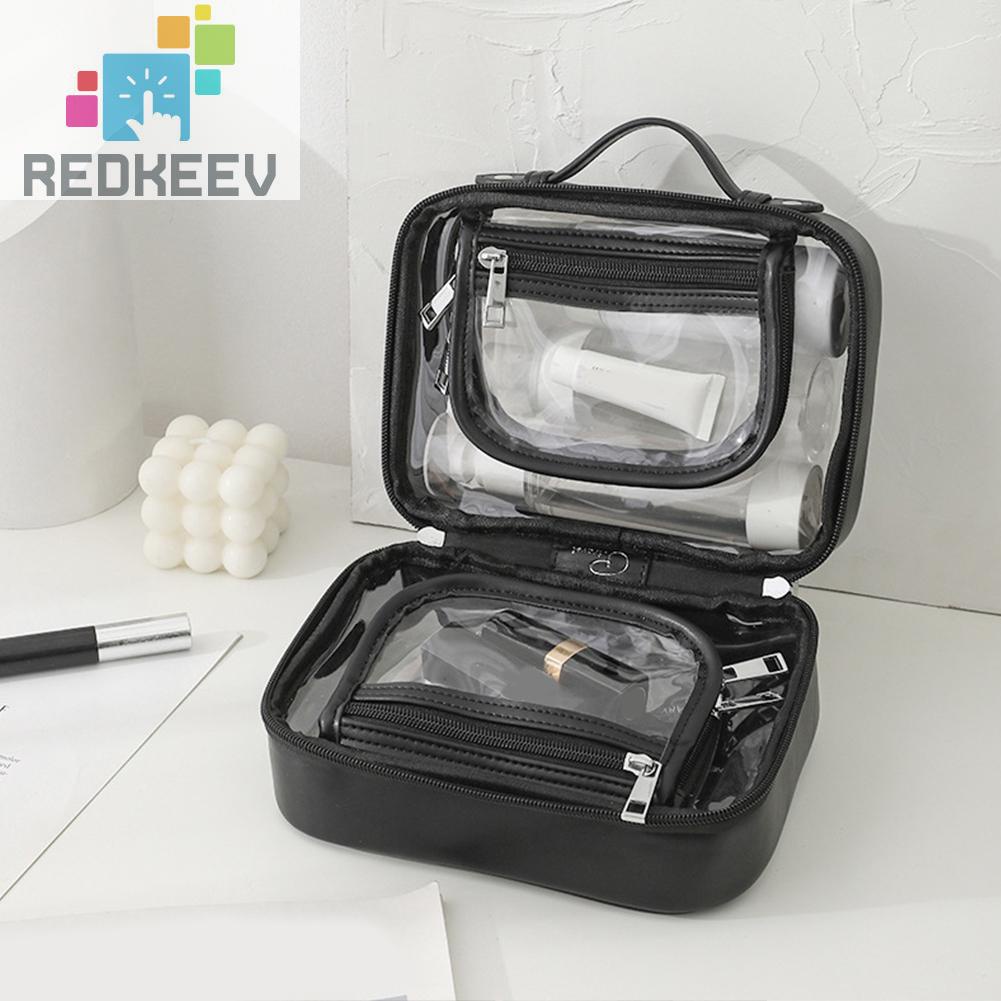 Túi Đựng Mỹ Phẩm Hai Lớp Chống Thấm Nước Sức Chứa Lớn Tiện Lợi Dễ Sử Dụng