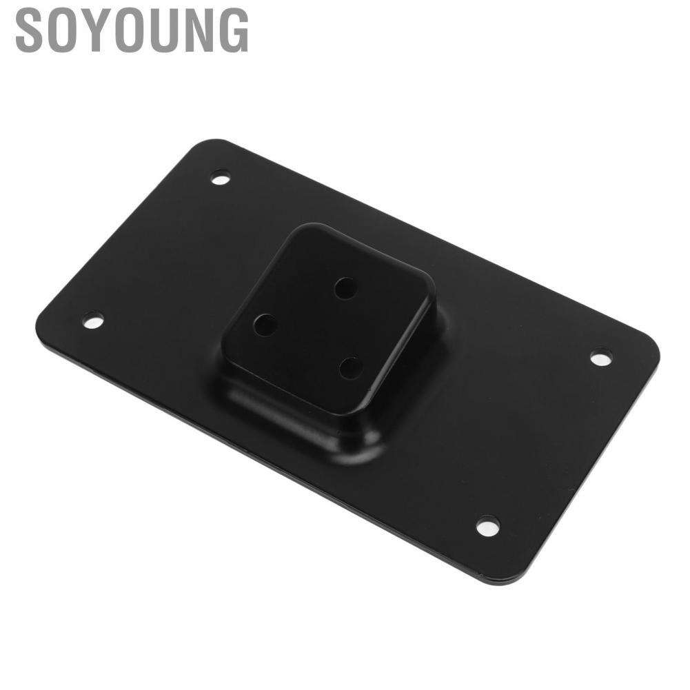 Soyoung Laydown License  Mount Easy Installation 3 Holes Mounting for Motorbike