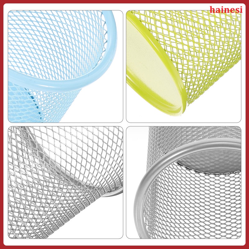 Set 3 Giá Đỡ Cọ Trang Điểm Bằng Kim Loại Tiện Dụng Cho Học Sinh / Văn Phòng