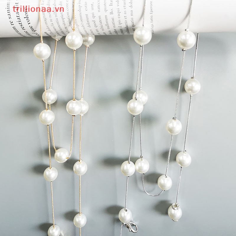 Thắt Lưng Chuỗi Hạt Ngọc Trai Thời Trang Cho Nữ