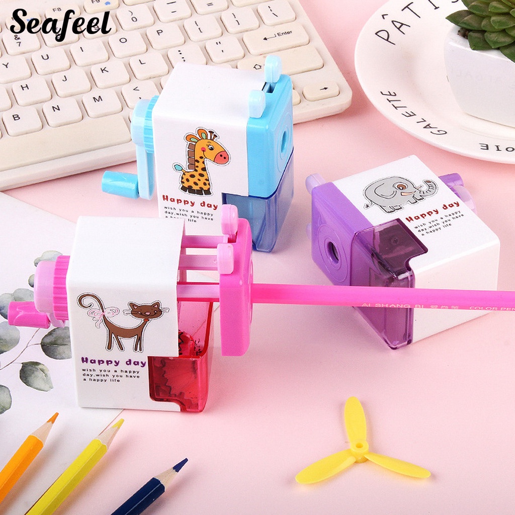 Hộp Đựng Bút Chì Xoay Chống Trượt Tiết Kiệm Sức Khỏe Họa Tiết Hoạt Hình Dễ Thương