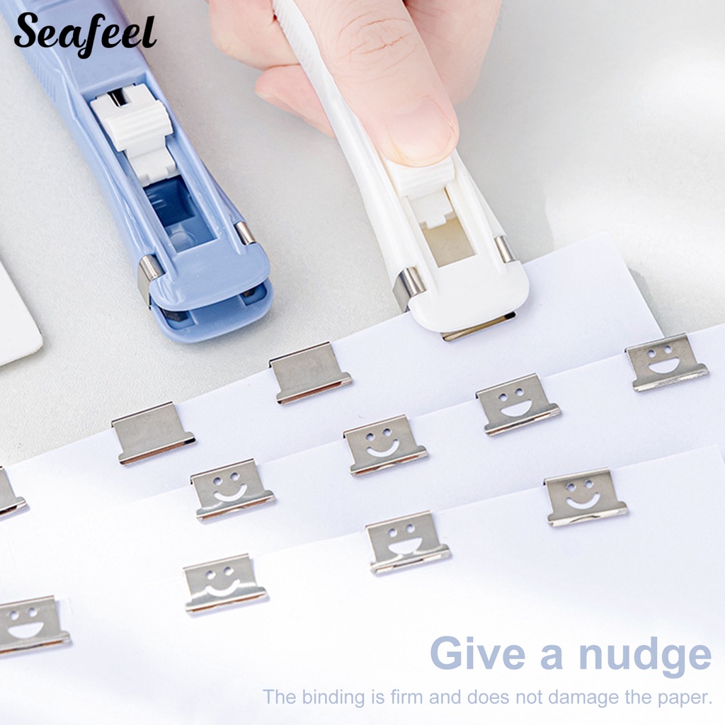 1 Bộ Kẹp Tài Liệu Bằng Nhựa Có Thể Tái Sử Dụng