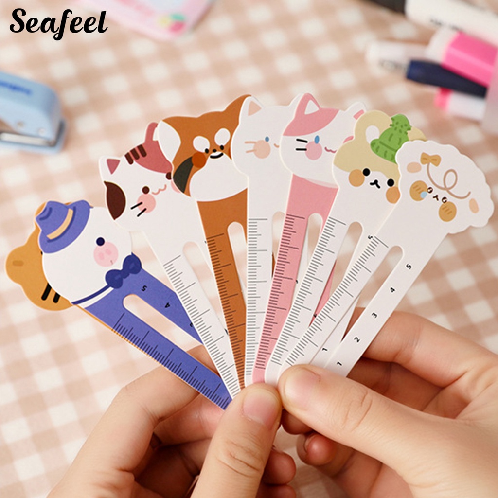 Set 30 Bookmark Giấy 5cm Đánh Dấu Trang Sách Hình Động Vật Hoạt Hình Đa Năng