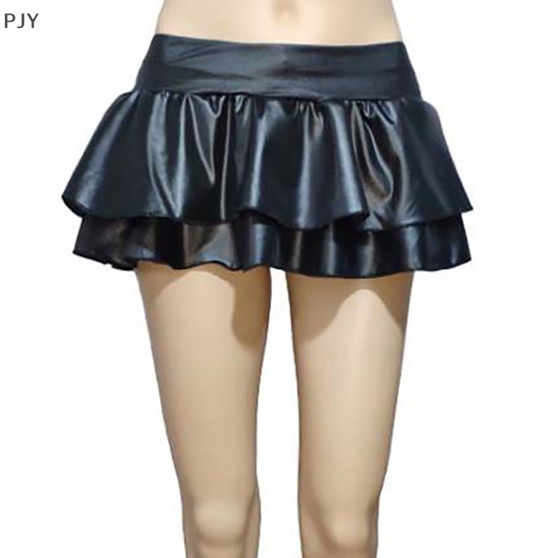 Pjy Chân Váy Ngắn Xếp Ly Màu Trơn Gợi Cảm Thời Trang Đường Phố Mùa Hè Mới Cho Nữ PJ