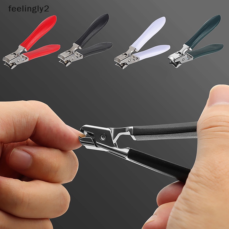 Kềm Cắt Móng Bằng Thép Không Gỉ Cứng Cỡ Lớn Chống Văng Tiện Dụng Cho Salon Làm Móng