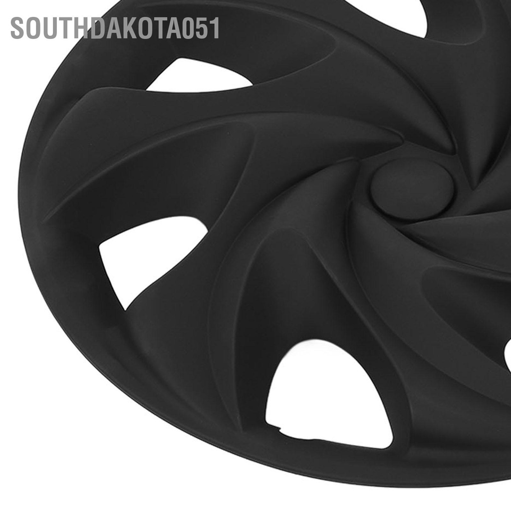 Southdakota051 4 19in Bánh Xe Hubcap Mờ Đen Thoáng Mát Thể Thao Bảo Vệ Toàn Diện Thay Thế Cho Mẫu Tesla Model Y 2020 Đến 2023