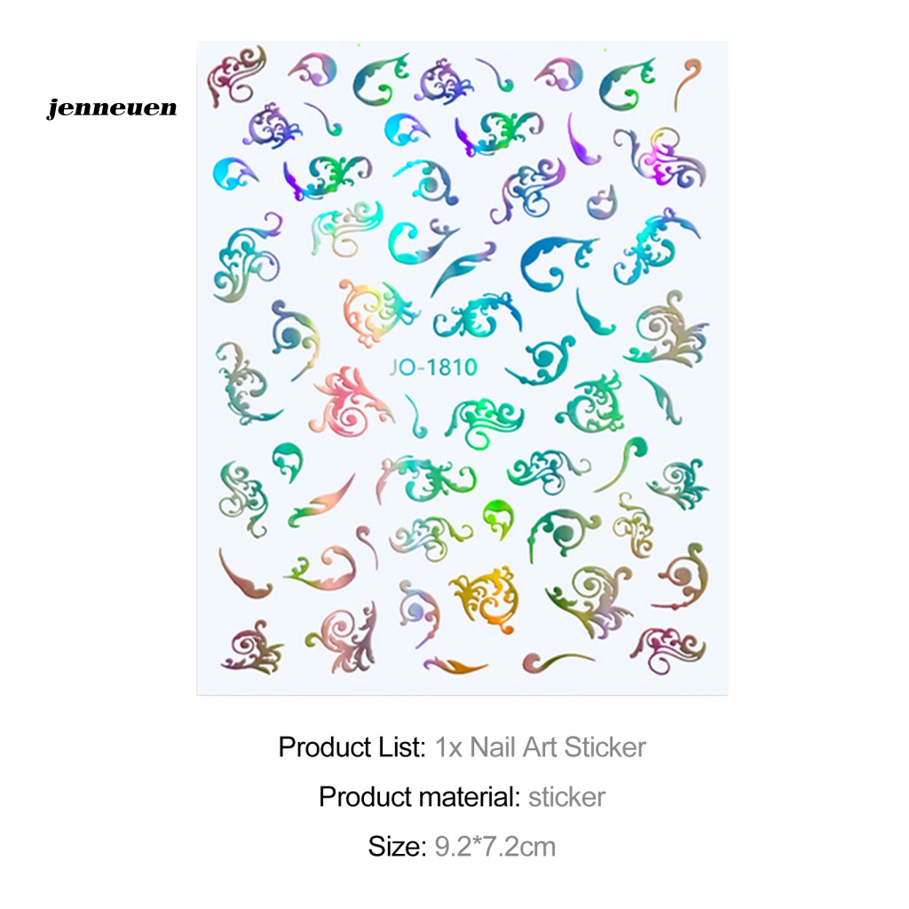 Miếng Dán Trang Trí Móng Tay Nghệ Thuật Đa Năng Tiện Dụng